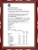 China Chongqing Xincheng Refrigeration Equipment Parts Co., Ltd. certificaciones